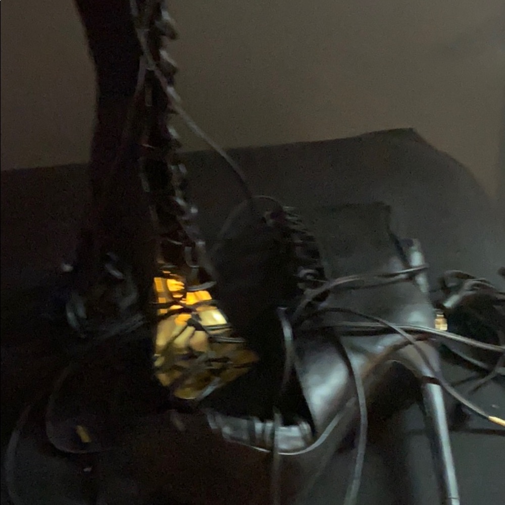 Nelly Bernal Lace Up Heels